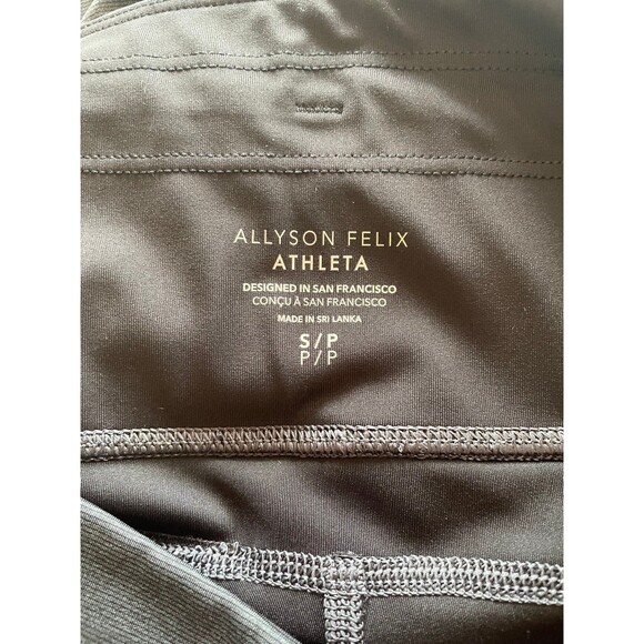 Athleta Allyson Felix Gray Ultimate Stash Legend Leggings Women's‎ Small - Picture 5 of 9